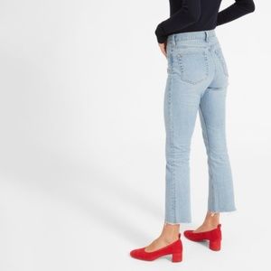 Everlane Wide Leg Denim Raw Hem